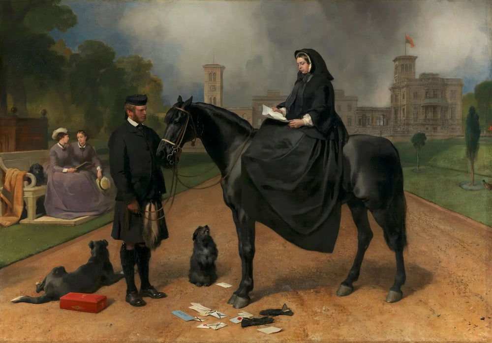 La reine Victoria à Osborne - Edwin Henry Landseer - Alpha Reproduction