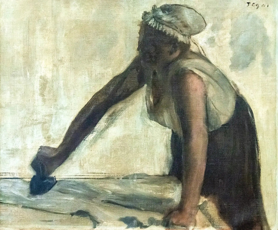 La repasseuse à contre-jour - Edgar Degas image 1 tableau peint à l’huile sur toile