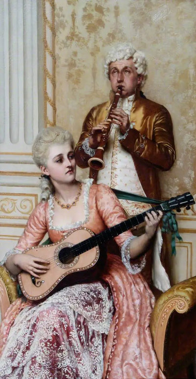 La répétition - Edmund Blair Leighton - Alpha Reproduction