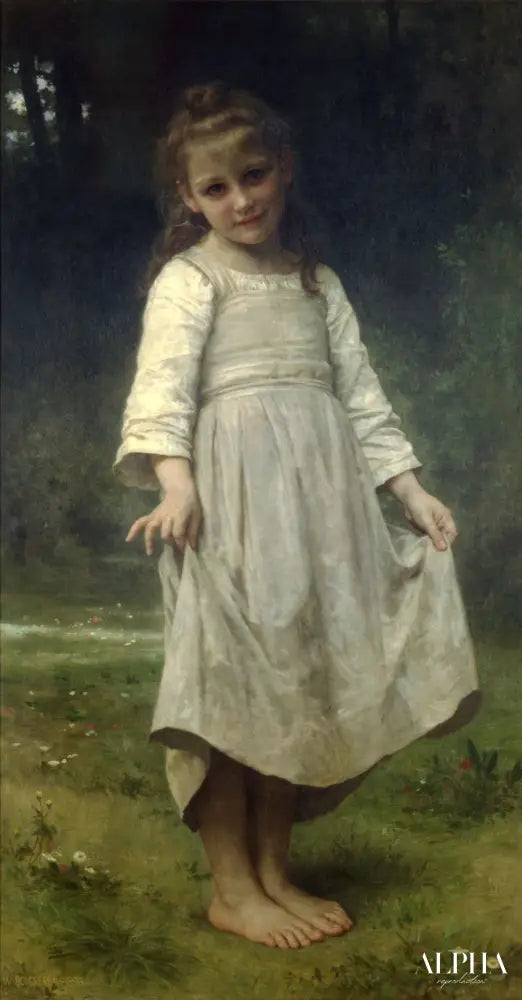 La révérence - William Bouguereau - Reproductions de tableaux et peintures haut de gamme