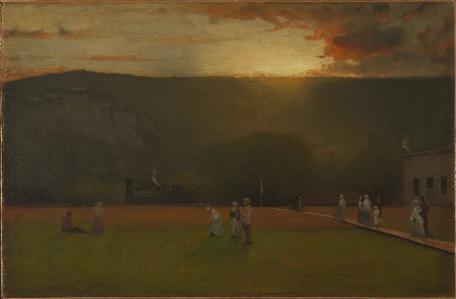 La rigueur du jeu Kearsarge Hall North Conway New Hampshire - George Inness - Alpha Reproduction