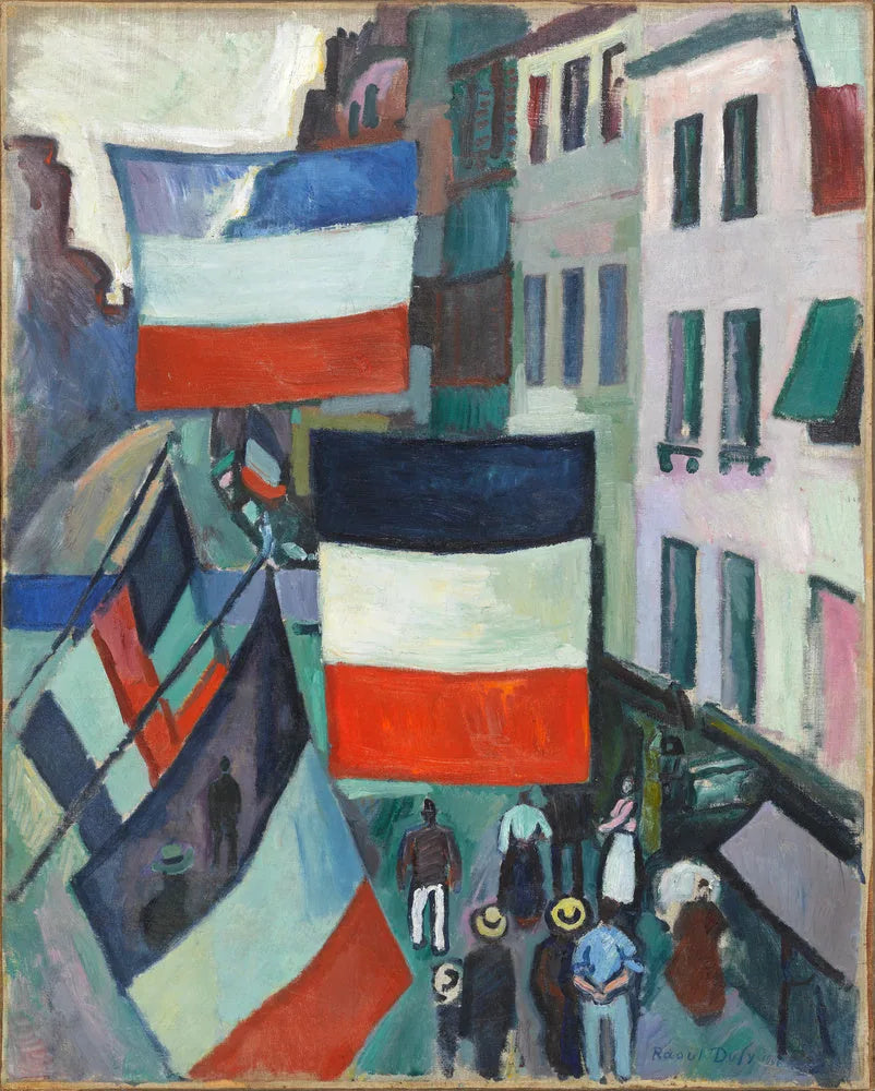 La Rue pavoisée - Raoul Dufy image 1 tableau peint à l’huile sur toile