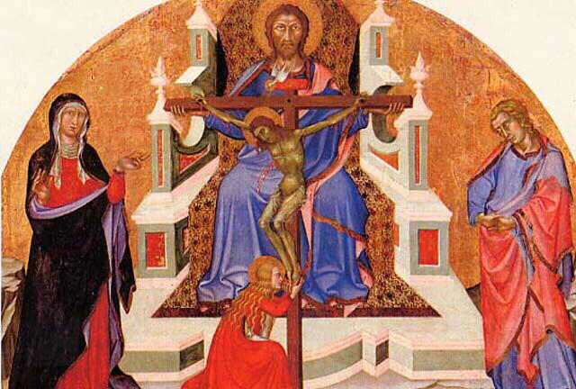 الثالوث المقدس (اللوحة الجدارية للثالوث) - بارتولو دي فريدي