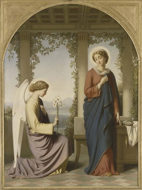 La Salutation angélique - Amaury-Duval