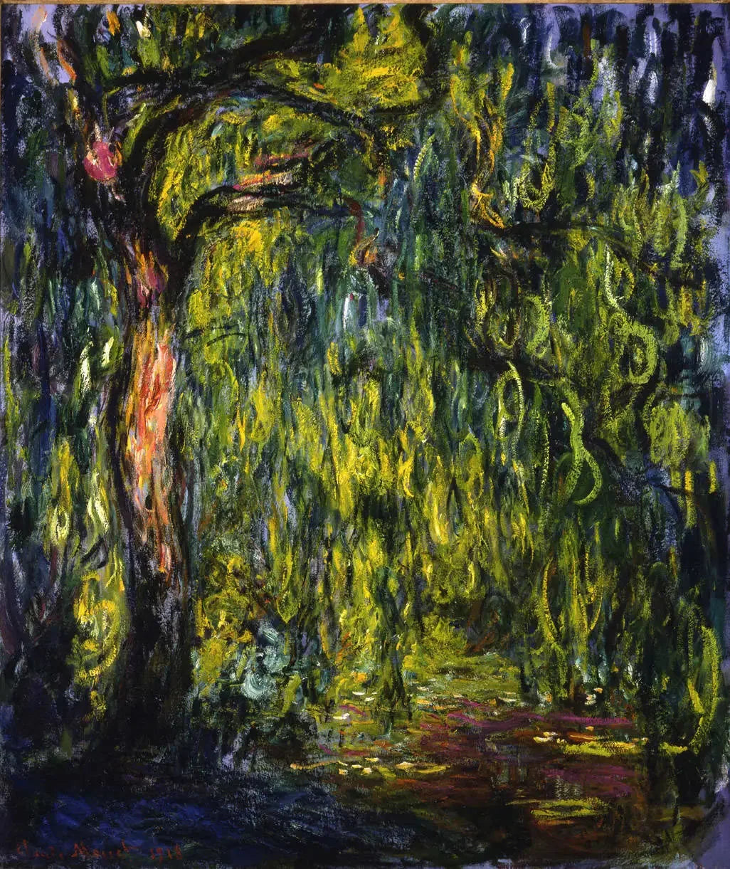 La saule pleurante - Claude Monet image 1 reproduction de peinture à l’huile