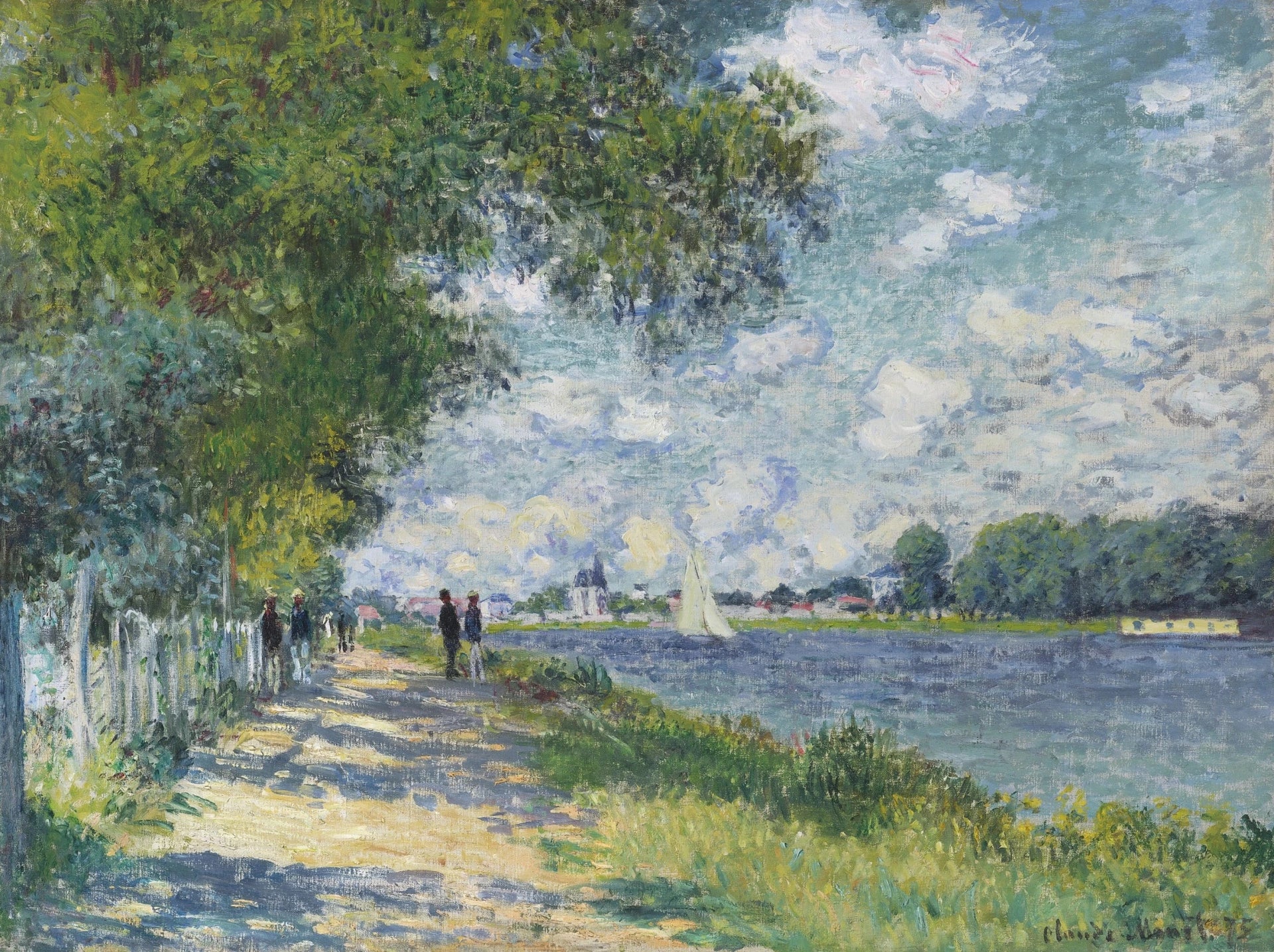 La Seine à Argenteuil W373 par Claude Monet, 1875