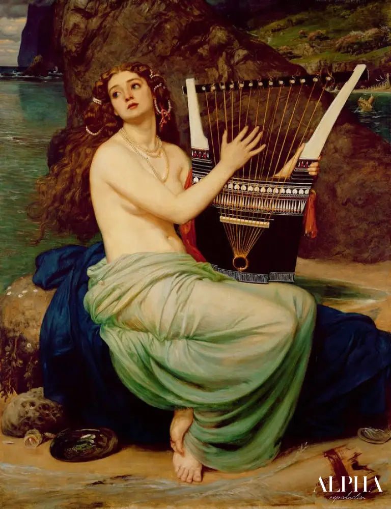 la Sirène - Edward Poynter - Reproductions de tableaux et peintures haut de gamme