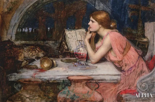 La sorcière - John William Waterhouse Reproductions de tableaux à la peinture à l’huile