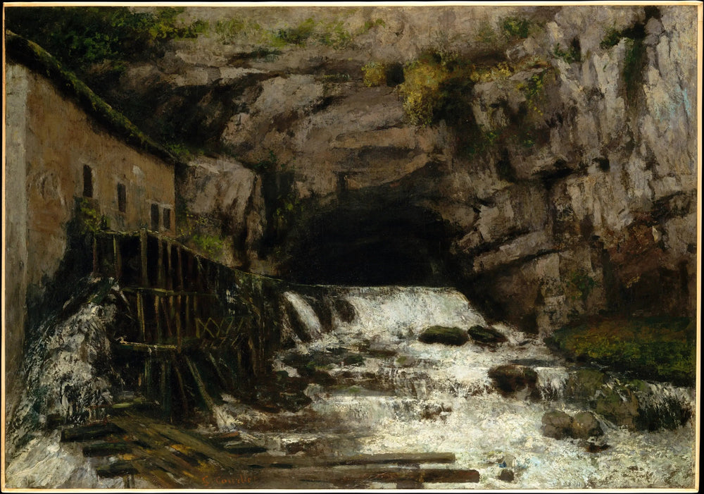 La source de l'amour - Gustave Courbet image 1 copie peinte à la main à l’huile