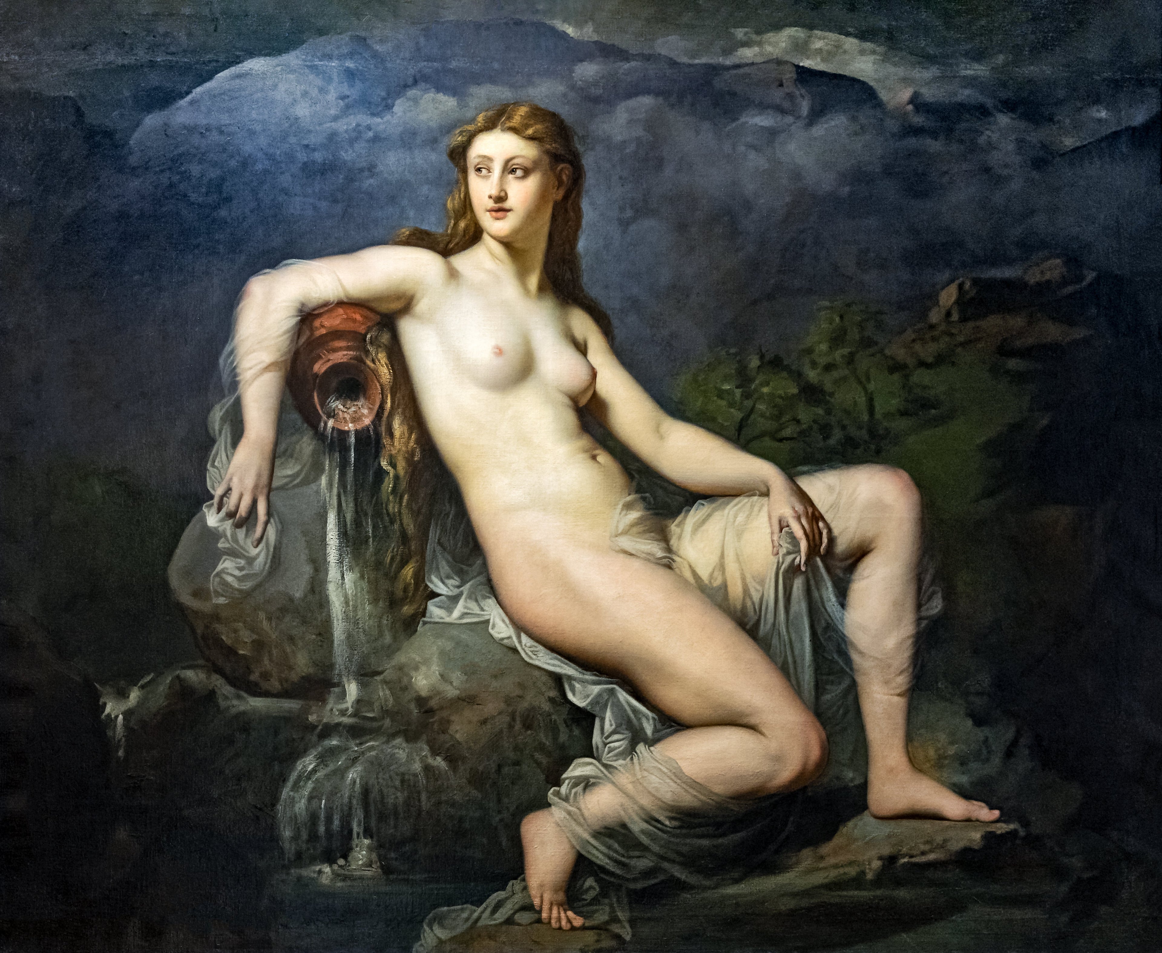 La Source ou L'Eau - Henri Lehmann image 1 copie de tableau peinte à la main