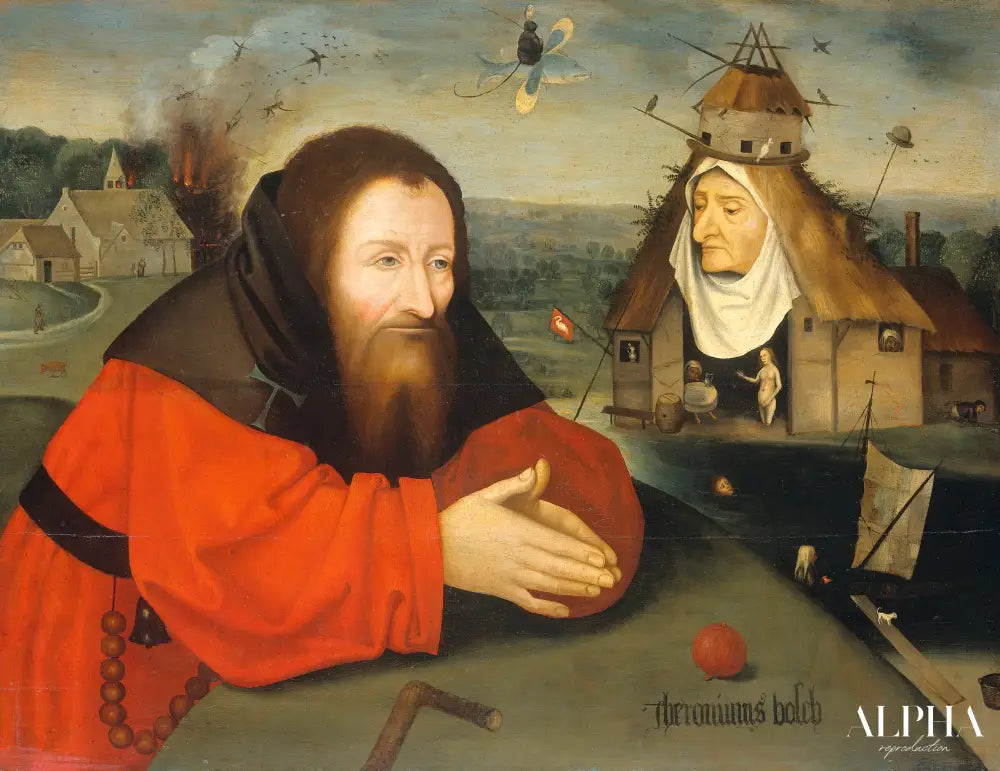 La Tentation de saint Antoine - Jérôme Bosch - Reproductions de tableaux et peintures haut de gamme