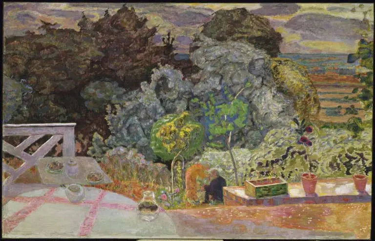 La terrasse - Pierre Bonnard image 1 reproduction de peinture à l’huile