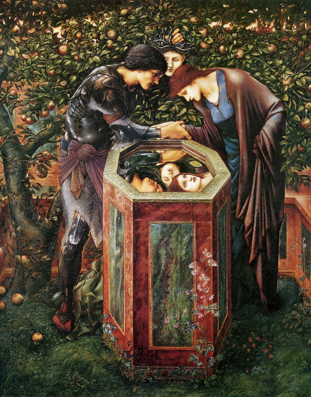 La Tête funeste - Edward Burne-Jones image 1 tableau peint à l’huile sur toile