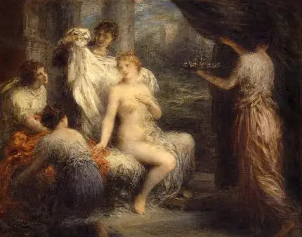 الحمام - هنري فانتان-لاتور