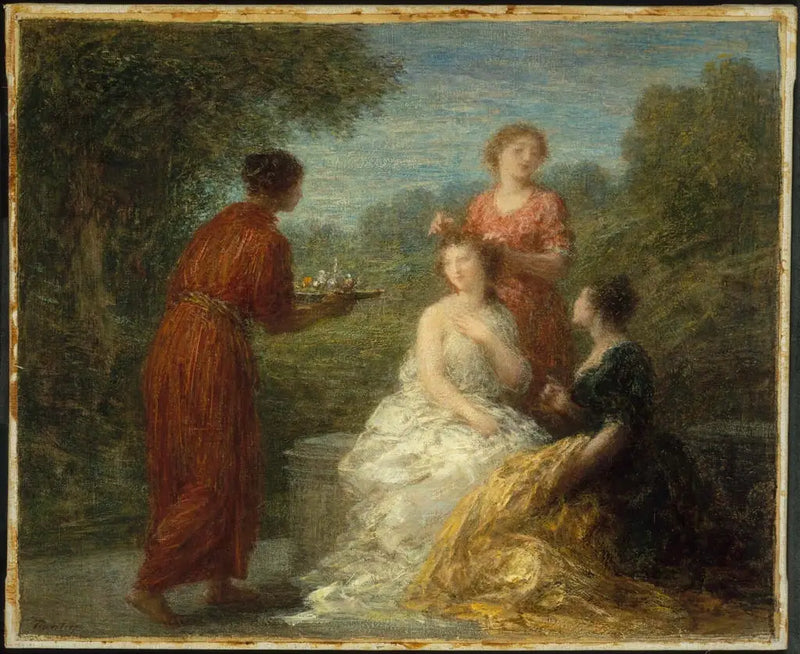 الحمام - هنري فانتان-لاتور