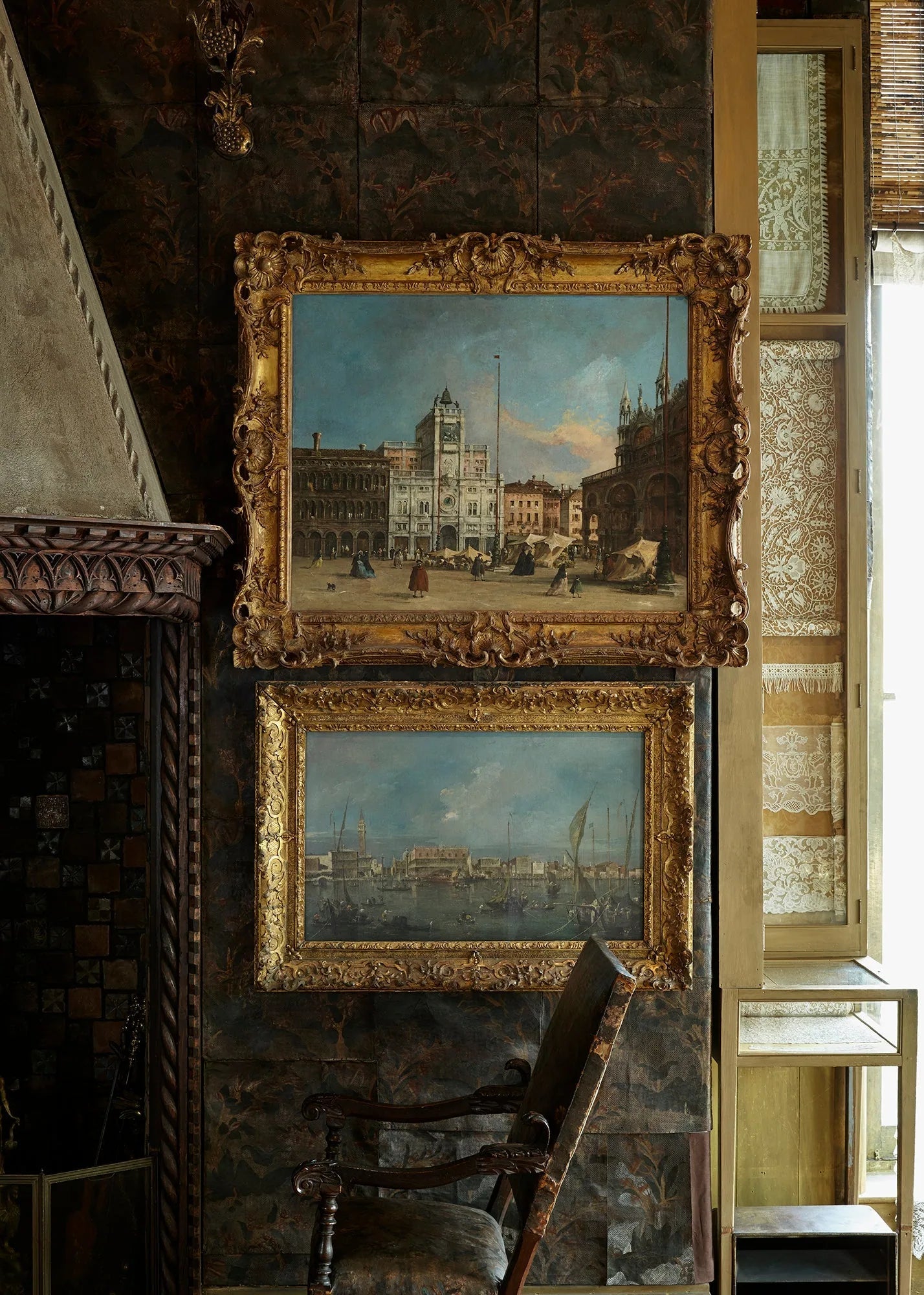 La Torre dell'Orologio, Venise - Francesco Guardi image 1 reproduction de peinture à l’huile