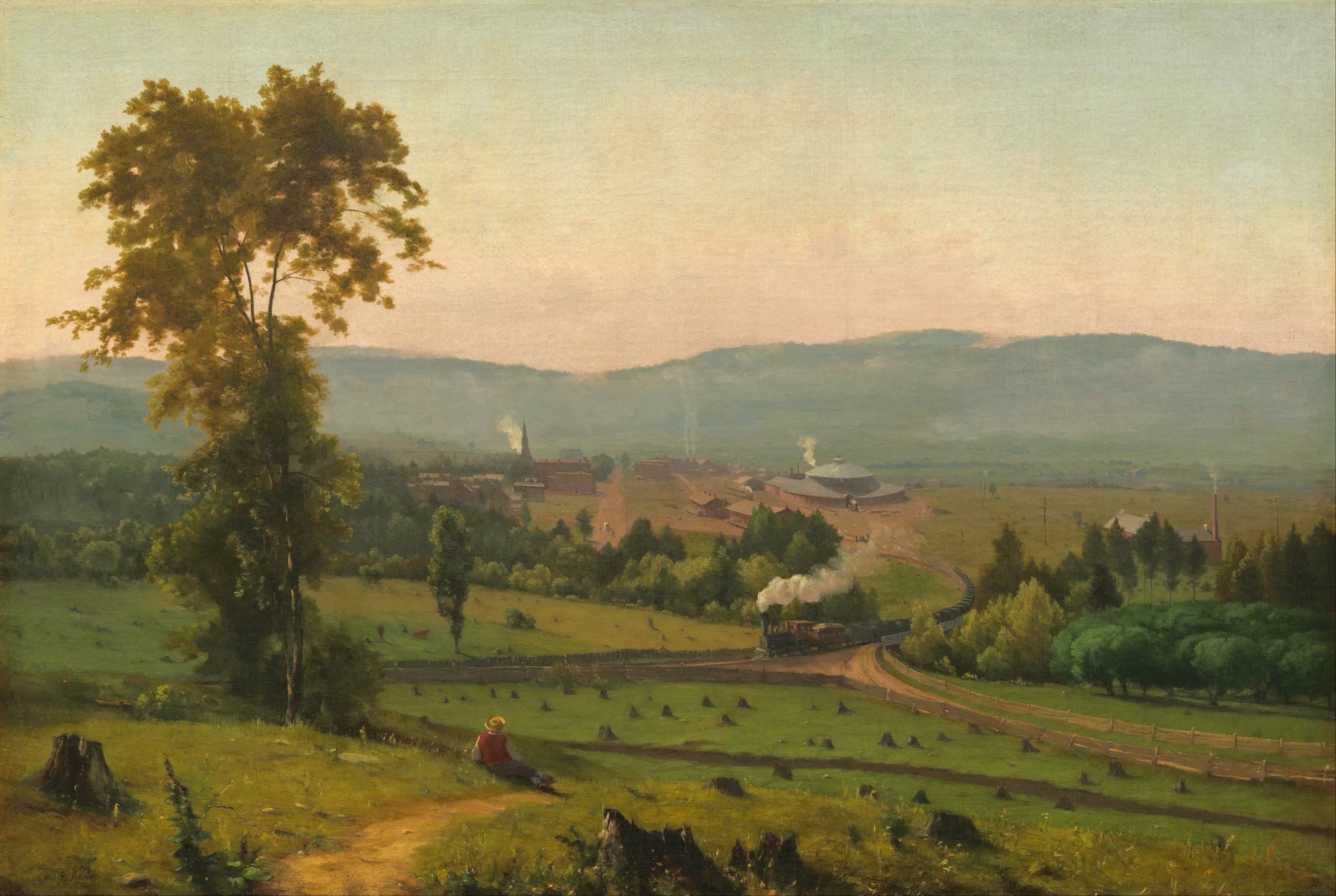 La vallée de Lackawanna - George Inness - Alpha Reproduction