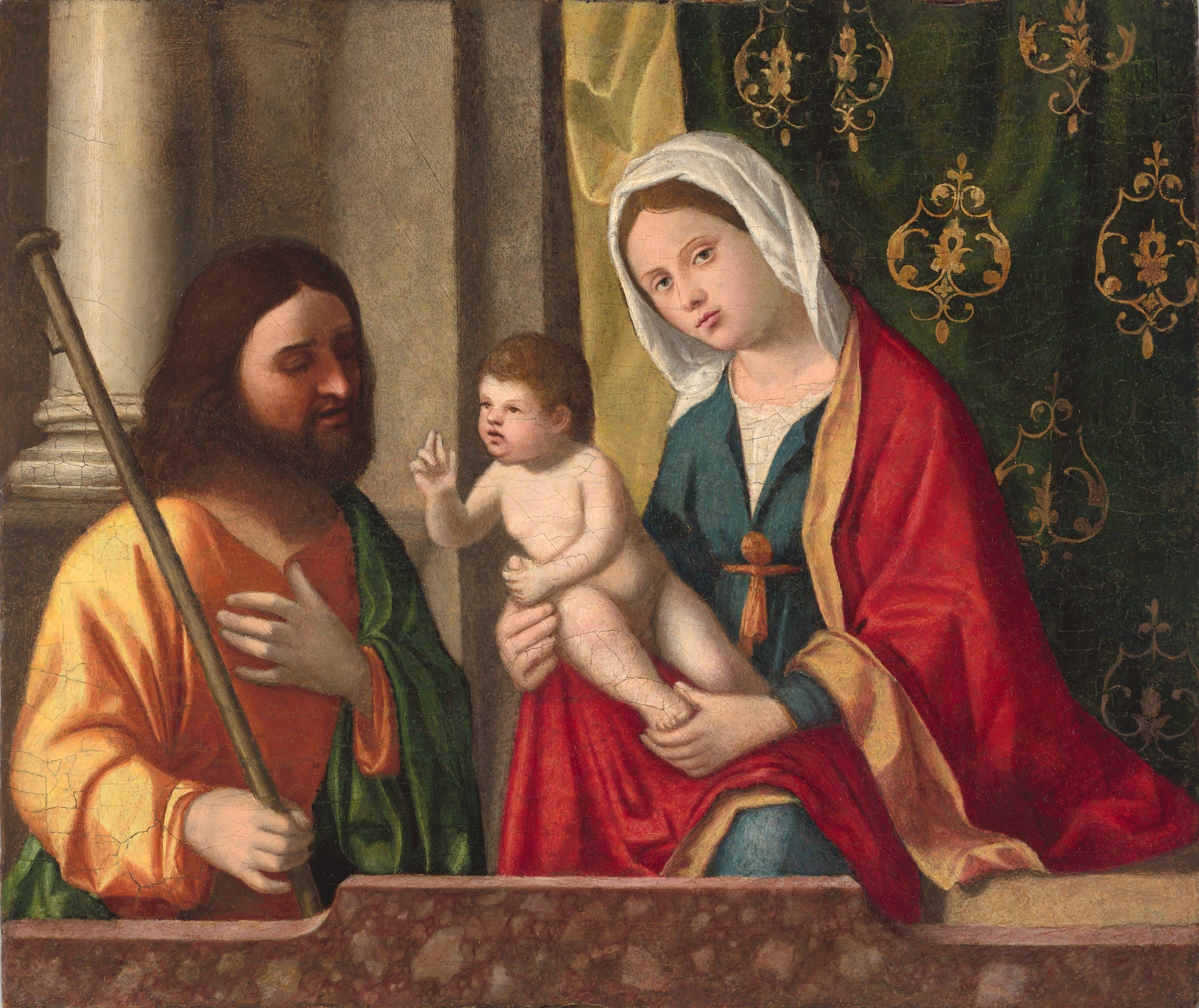 La Vierge à l'Enfant avec saint Jacques le Grand - Andrea Previtali