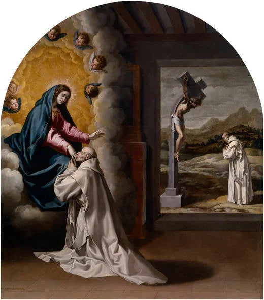 La Vierge apparaît à Juan Fort - Vincenzo Carducci image 1 reproduction de peinture à l’huile