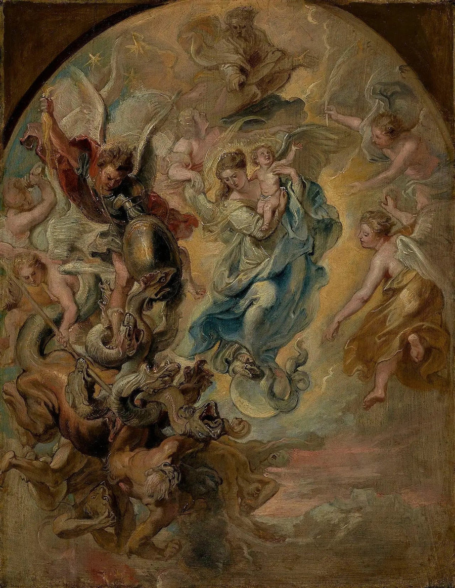 العذراء كامرأة من رؤيا يوحنا - بيتر بول روبنز