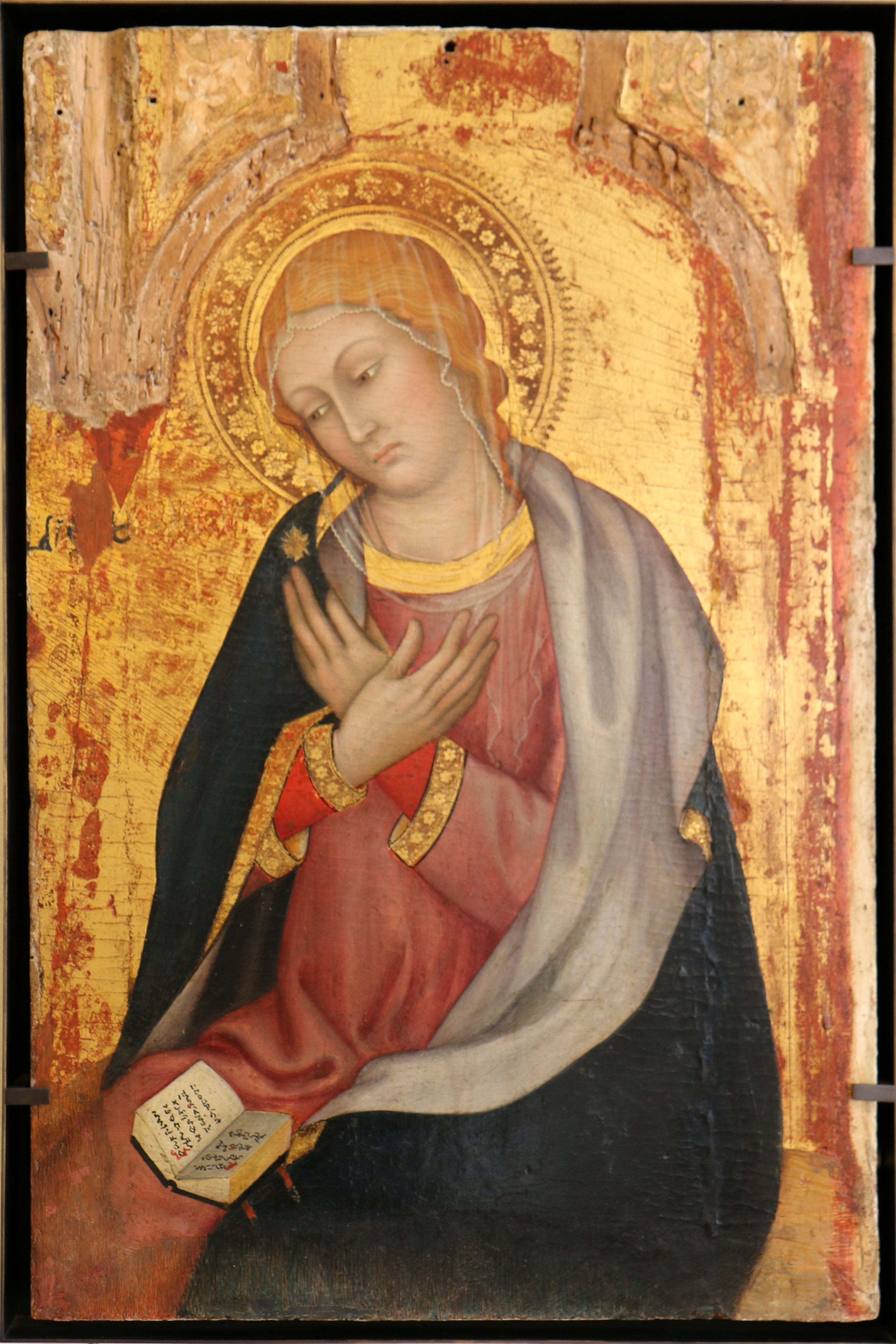 La Vierge de l'Annonciation - Taddeo di Bartolo image 1 reproduction de peinture à l’huile