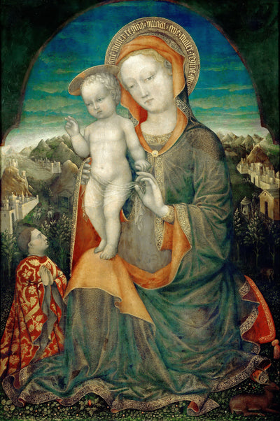 La Vierge d’humilité adorée par un prince de la maison d’Este - Iacopo Bellini - Alpha Reproduction