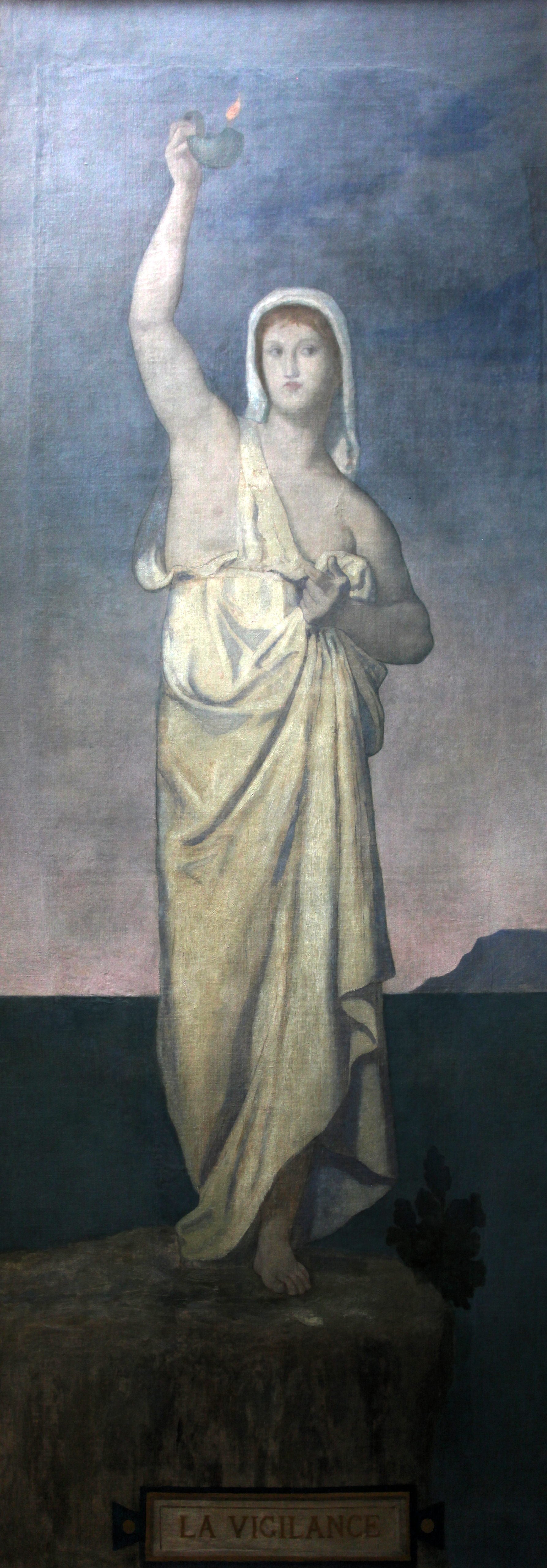 La Vigilance - Pierre Puvis de Chavannes image 1 reproduction réalisée par Alpha Reproduction