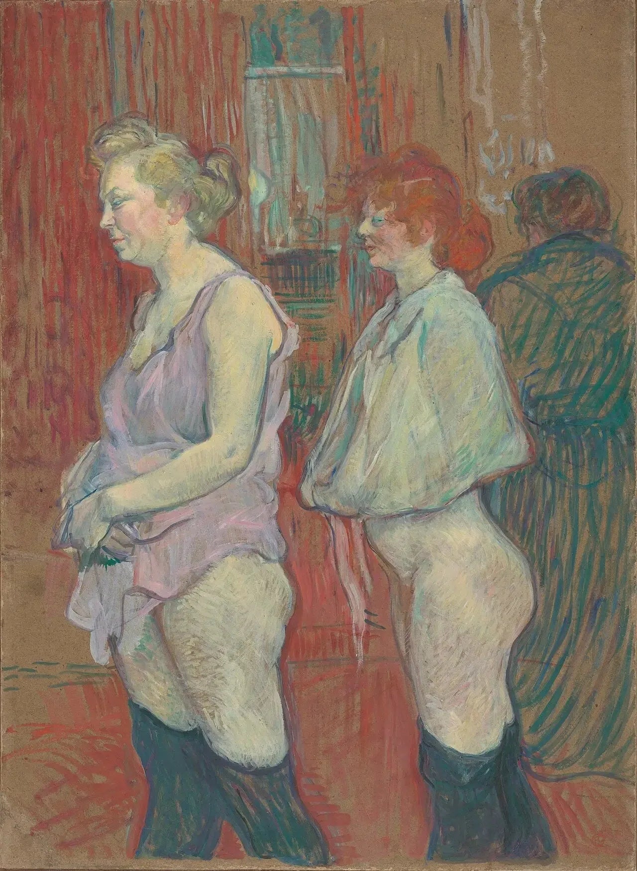 La Visite médicale - Henri de Toulouse-Lautrec image 1 reproduction artisanale de tableau