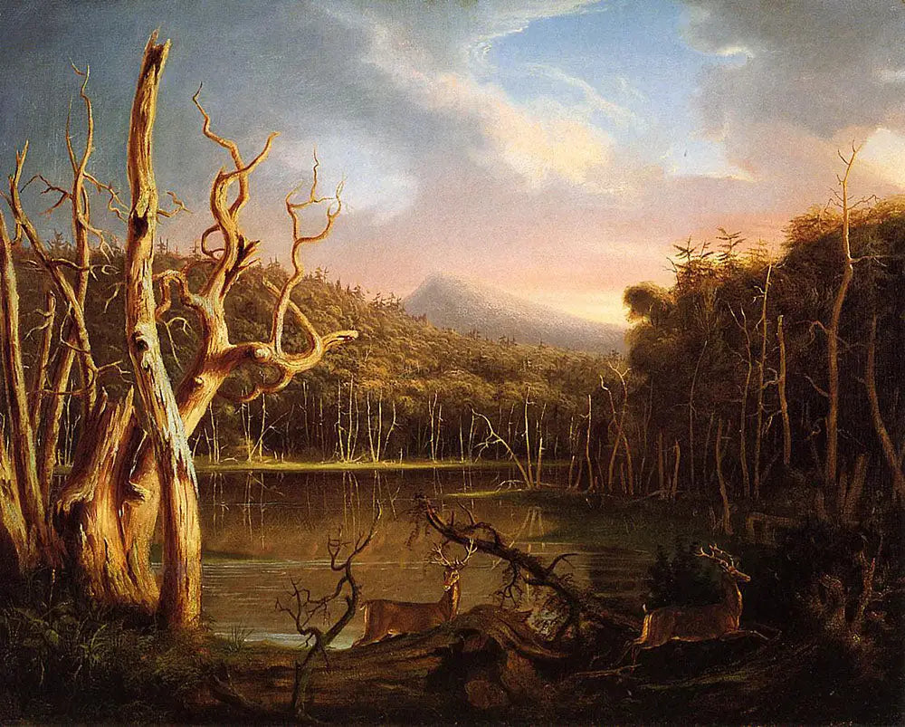 Lac aux arbres morts - Thomas Cole - Alpha Reproduction