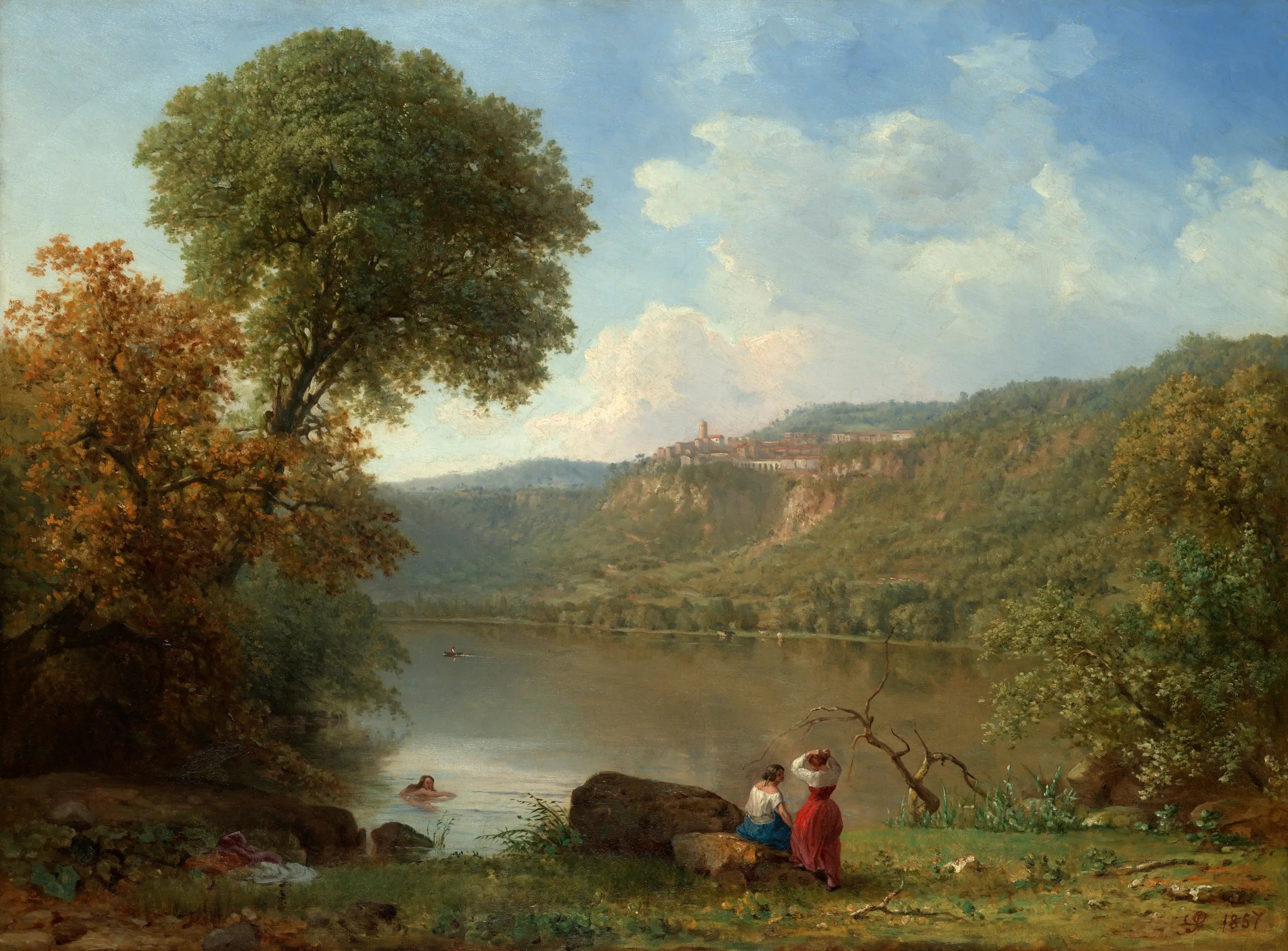 Lac de Nemi - George Inness - Alpha Reproduction