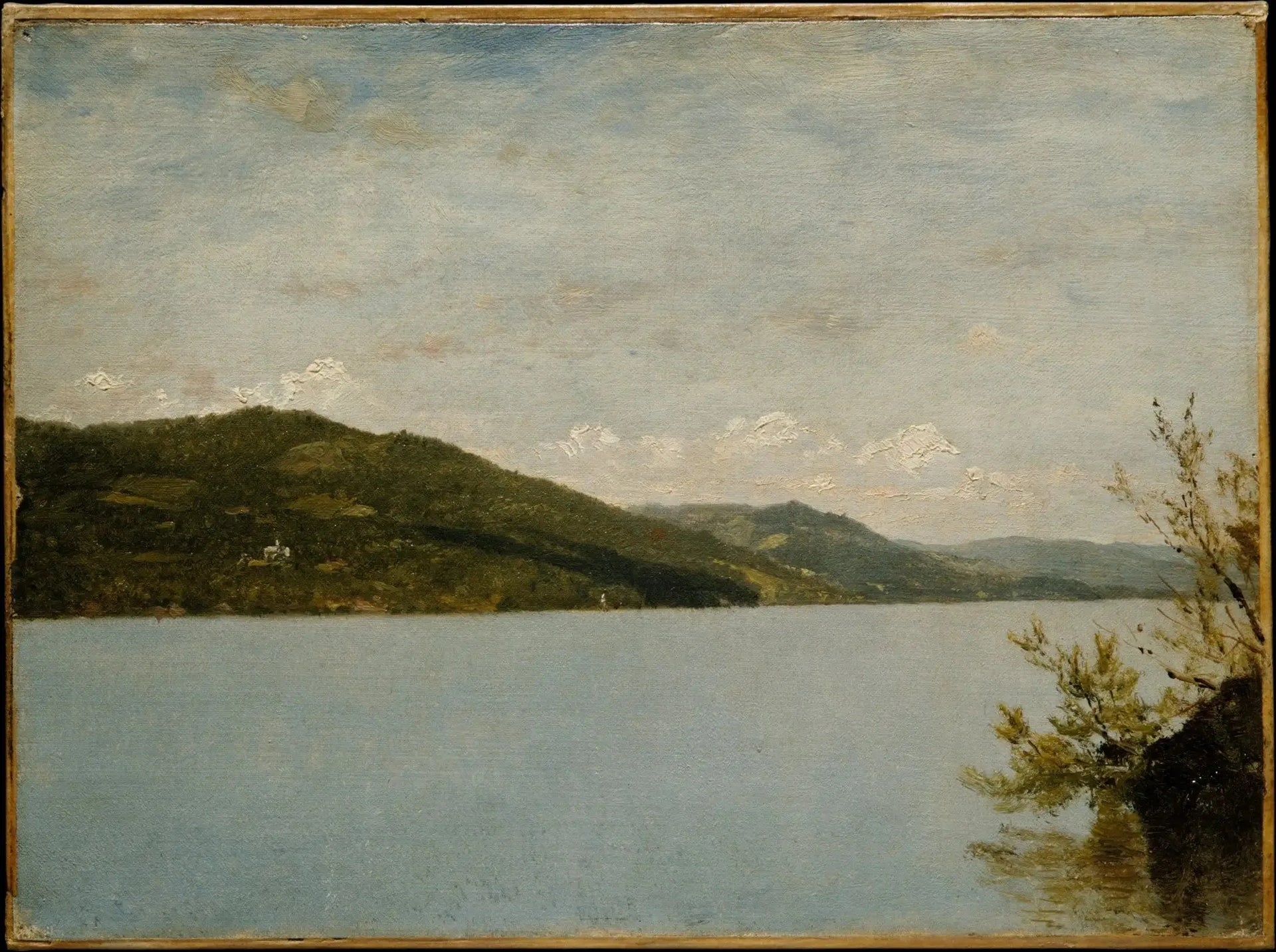 Lac George, 1872 - John Frederick Kensett image 1 reproduction artisanale de tableau