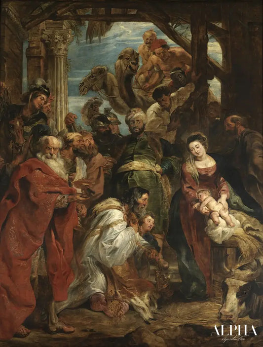 L'Adoration des mages (Rubens, Anvers, 1624) - Peter Paul Rubens - Reproductions de tableaux et peintures haut de gamme