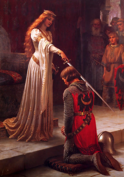 L’Adoubement - Edmund Blair Leighton - Alpha Reproduction