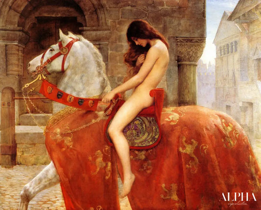 Lady Godiva de John Collier - Reproductions de tableaux et peintures haut de gamme