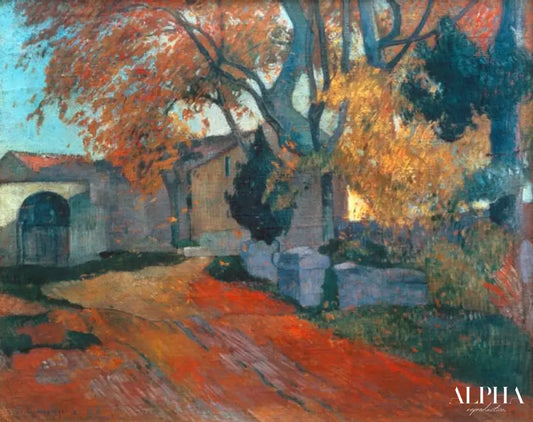 L'Allée des Alyscamps - Paul Gauguin - Reproductions de tableaux et peintures haut de gamme