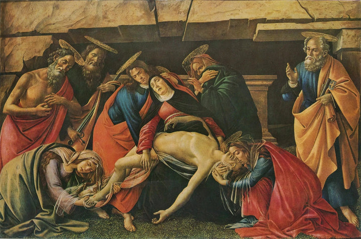 رثاء المسيح الميت في ميونيخ، حوالي 1490-1495 - Botticelli