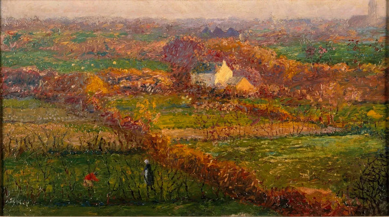 Landscape between Noordwijk and Oegstgeest - Jan Toorop