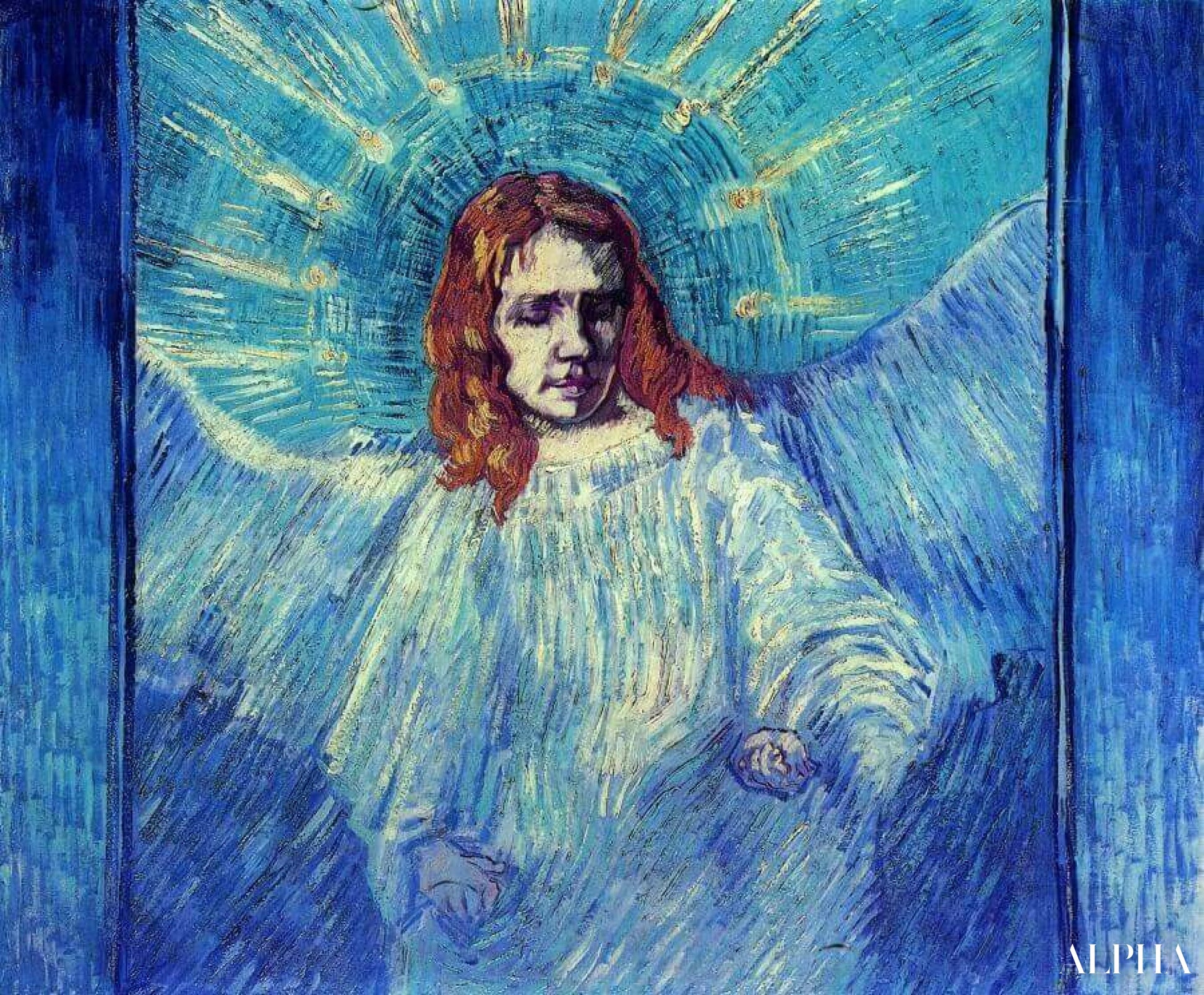 L'ange (d'après Rembrandt) - Van Gogh - Reproductions de tableaux et peintures haut de gamme