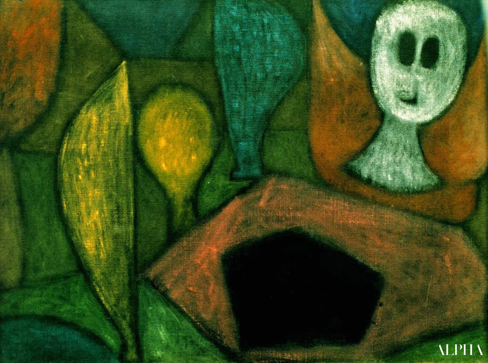 L'ange de la mort - Paul Klee - Reproductions de tableaux et peintures haut de gamme