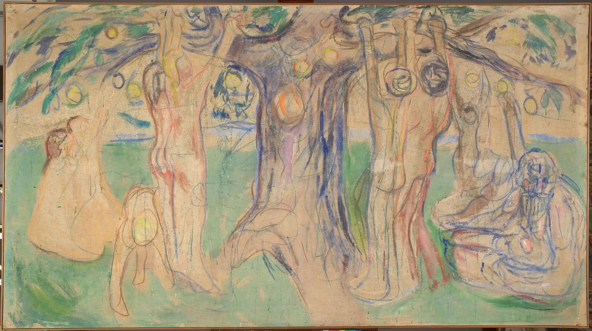 Reproduction du tableau « L'Arbre de vie - Edvard Munch » par Alpha Reproduction en peinture à l’huile