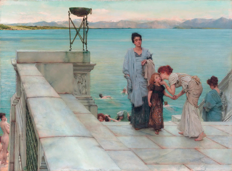 Un baiser, peinture de Lawrence Alma-Tadema