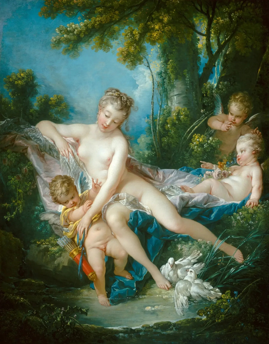 Le Bain de Vénus - François Boucher image 1 reproduction réalisée par Alpha Reproduction