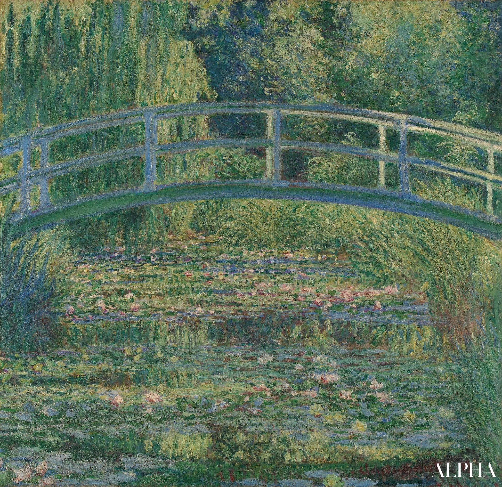 Le Bassin aux nymphéas de Claude Monet - Reproductions de tableaux et peintures haut de gamme
