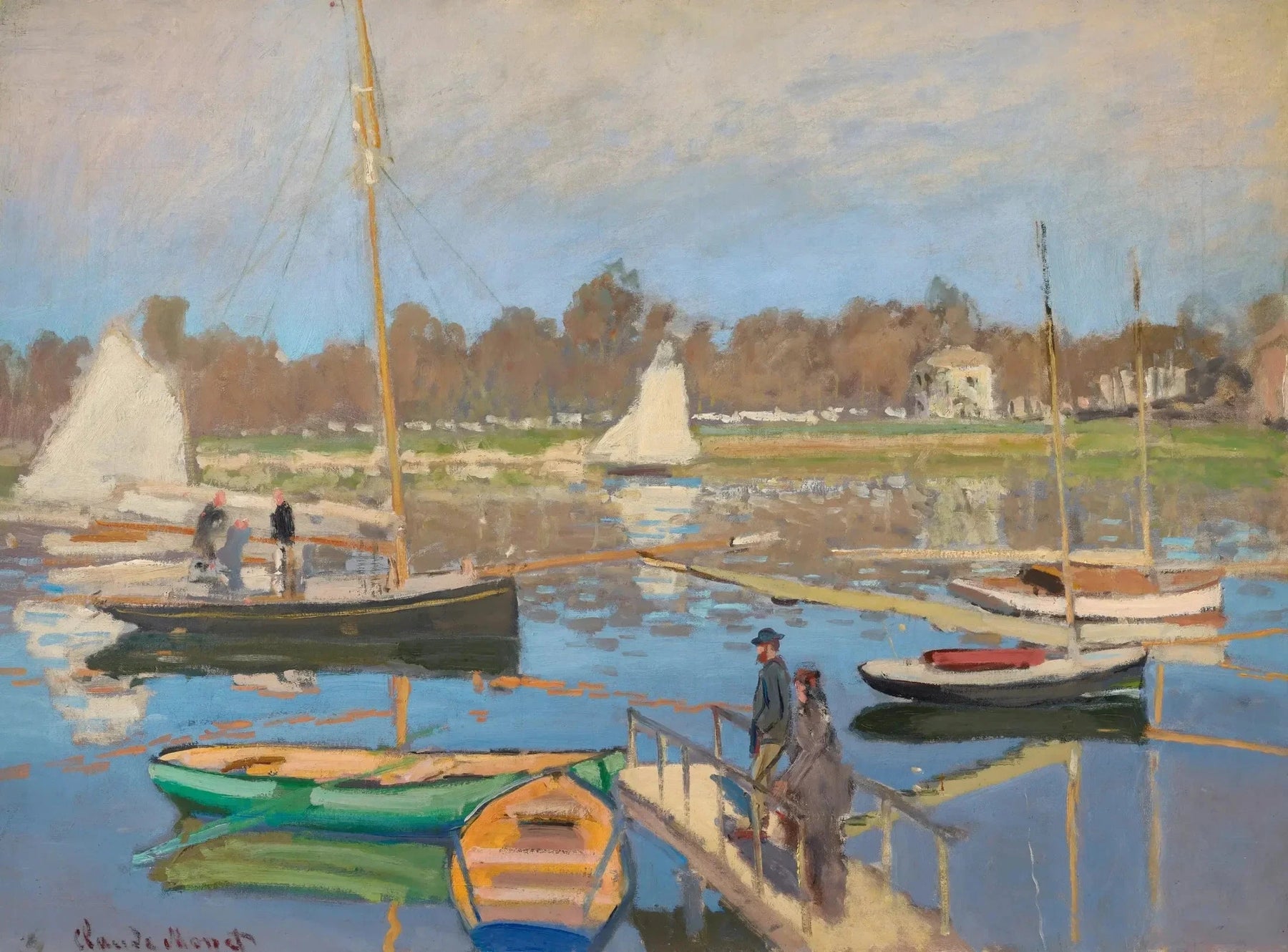 Le Bassin d’Argenteuil W326 par Claude Monet, 1874