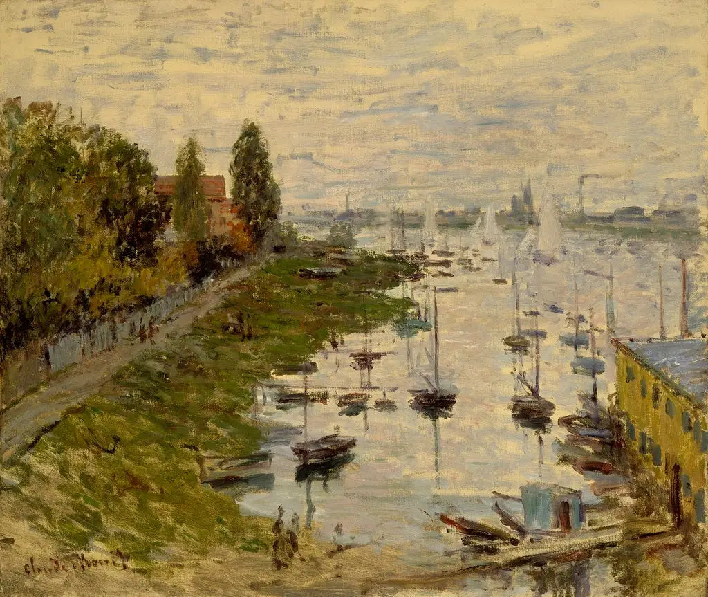 Reproduction du tableau « Le Bassin d'Argenteuil - Claude Monet » par Alpha Reproduction en peinture à l’huile
