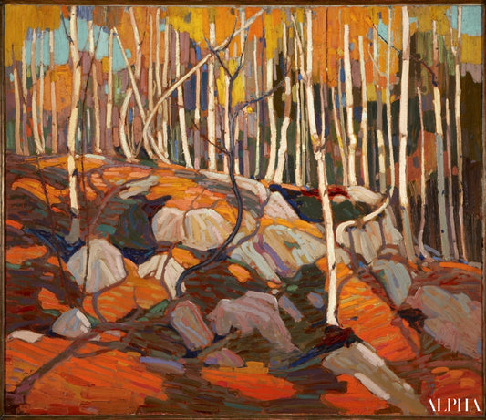 Le bosquet de bouleaux, automne - Tom Thomson - Reproductions de tableaux et peintures haut de gamme