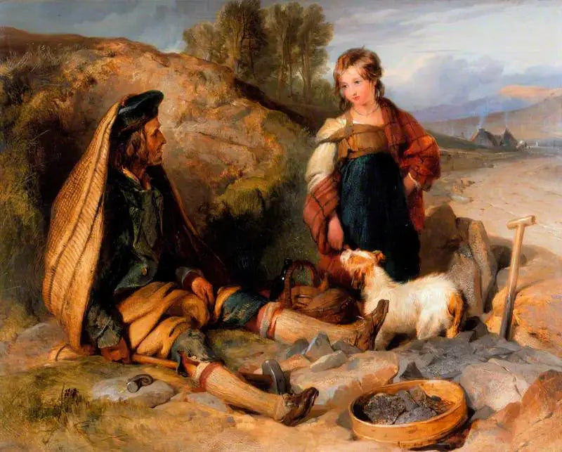 Le briseur de pierres et sa fille - Edwin Henry Landseer - Alpha Reproduction