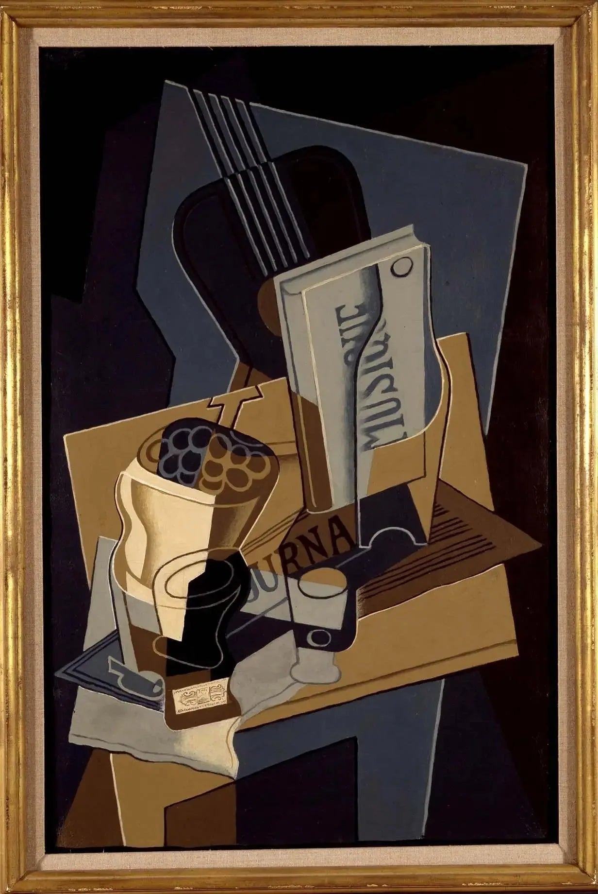 Le cahier de musique - Juan Gris image 1 reproduction réalisée par Alpha Reproduction