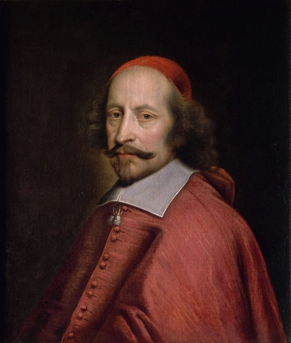 Le cardinal Mazarin - Pierre Mignard image 1 reproduction artisanale de tableau