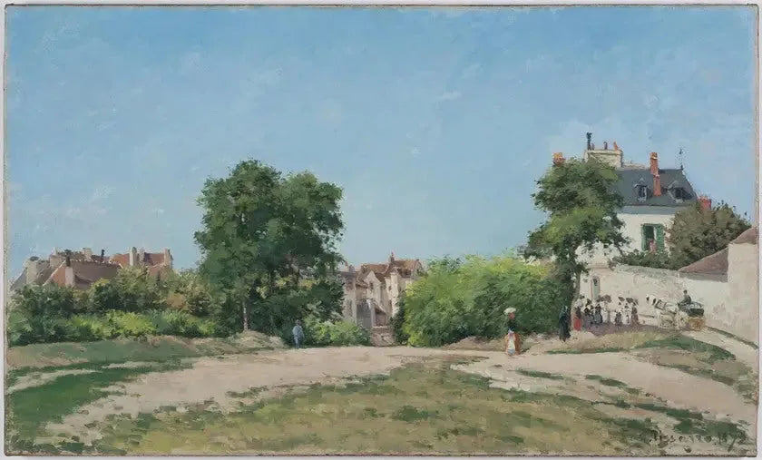 Le Carrefour, Pontoise - Camille Pissarro image 1 copie de tableau peinte à la main